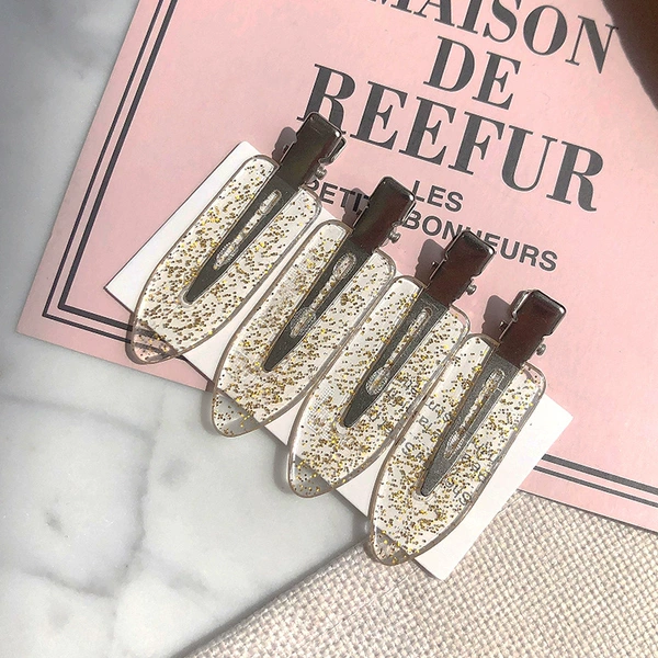 Four pieces of glittering gold transparent shovels (BM1041)