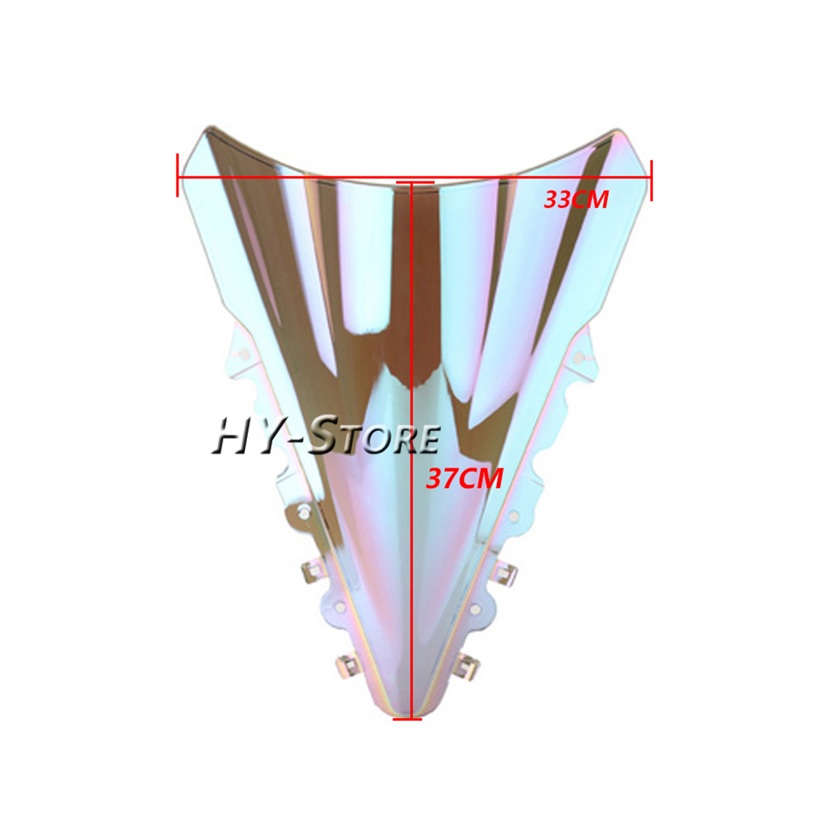 Suitable for Yamaha R15 V2 2014-2016 Models, Modified Front Windshield, Heightened Racing Windscreen Deflector