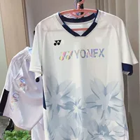 Новый синий и белый фарфоровый костюм Momota Kento с 24 шариками и короткими рукавами, быстросохнущие шорты, спортивный принт, дышащая групповая покупка