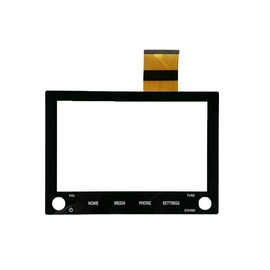 8 inch Touch-Screen Glass Digitizer Radio 2 Knobs For 20-22