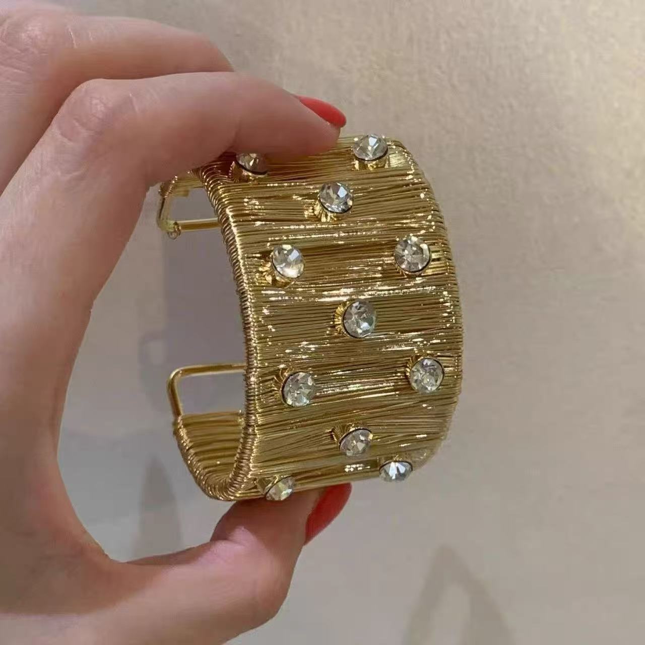 Bracelet, diamond encrusted