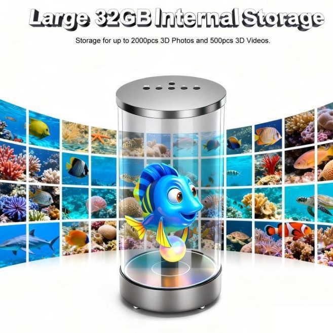 7寸智能2D 3D全息仓带WIFI和安卓系统可远程发布广告