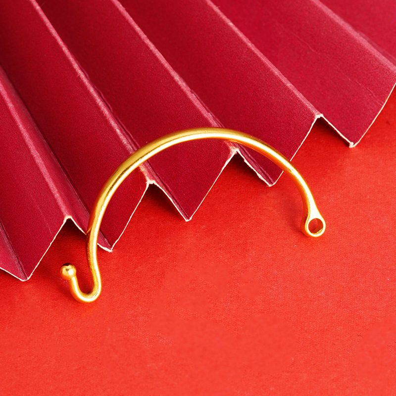 DIY accesorios de la joyería media pulsera accesorios de pulsera nueva pulsera hecha a mano material de cuentas de cobre joyería al por mayor de suministro