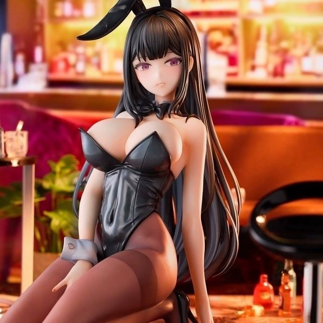 Фигура зайчик-девочка Фейна — коллекционная фигурка из PVC, наряд зайчика, коробка с цветом/упаковка