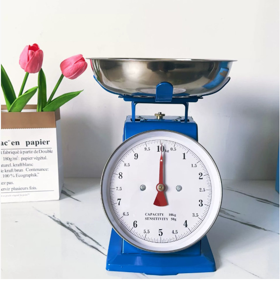 商用水果卖菜秤机械弹簧台秤厨房秤老式度盘秤高精度克秤
