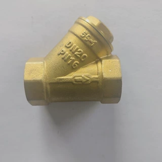 玉环格利丰102黄铜中型Y型过滤器自来水暖气内螺纹丝扣中型过滤阀