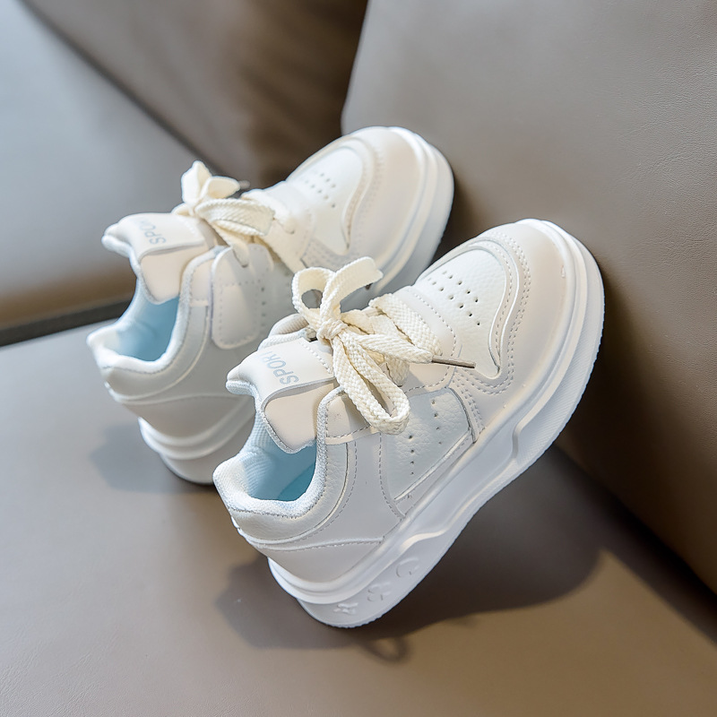2026 primavera nuevos zapatos de skate para niños, hombres y mujeres, zapatos blancos bajos, zapatos deportivos para niños pequeños y medianos, zapatos casuales para niños