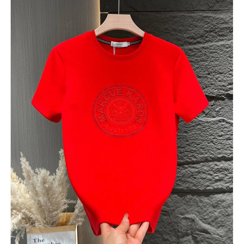 Men's classic life year business men's spring and summer T-shirt Year of the Loong short sleeved men_voghion.com