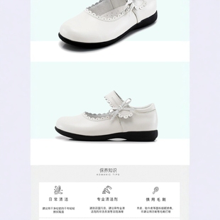 Leather children's leather shoes black princess shoes baby campus performance shoes students soft leather cross-border a generation of hair