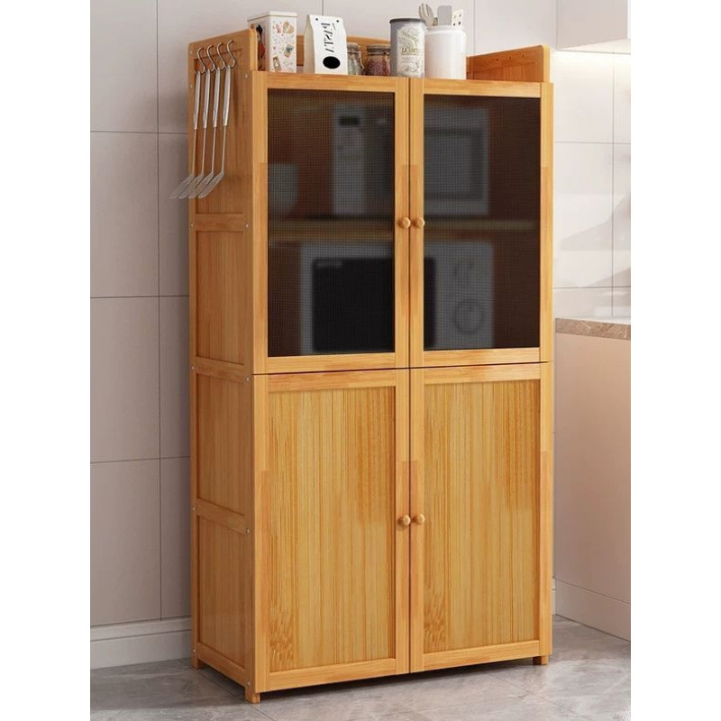 Breathable Screen Window Cupboard Kitchen Cabinet Storage Cabinet Multi-Layer Leftover Storage Cabinet Solid Wood Cabinet Rural Household Vegetable Cabinet