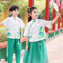 六一儿童演出服幼儿园中国风男女童毕业汉服小学生合唱服表演服装