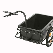 自行车后挂小拖斗 自行车户外牵引移动小拖车 钓鱼露营拉货小推车