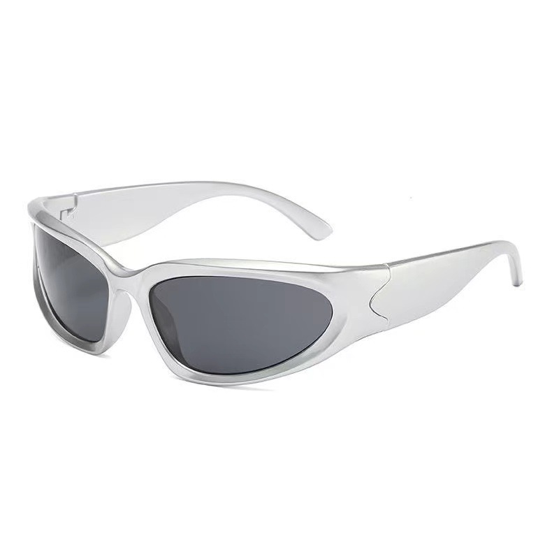 Silver frame gray film