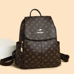 Backpack Women's 2025 New Fashion Trend Printed Women's Business Large Capacity School Bag Backpack Travel Bag
