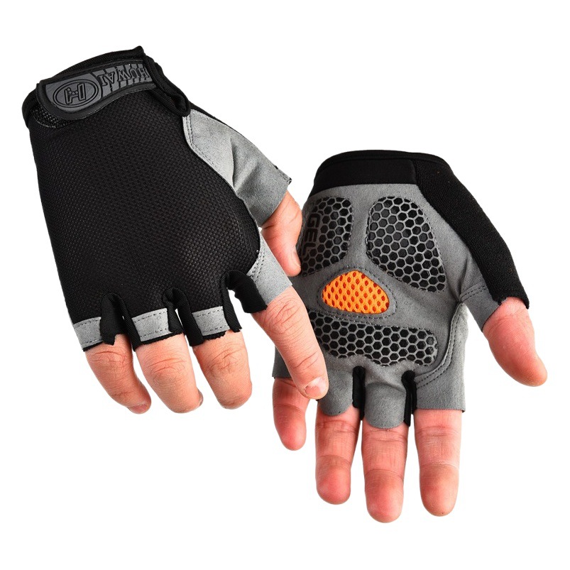 Guantes de Ciclismo Ligeros y Frescos para Protección de Manos para Hombre, Guantes Deportivos de Medio Dedo con Protección Solar Antideslizantes para Mujer, Gran Venta Transfronteriza