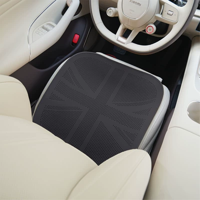Factory Direct Sales Summer Car Seat Universal seat cover - union-jack-flat-style-premium-black-front-seat-universal-model