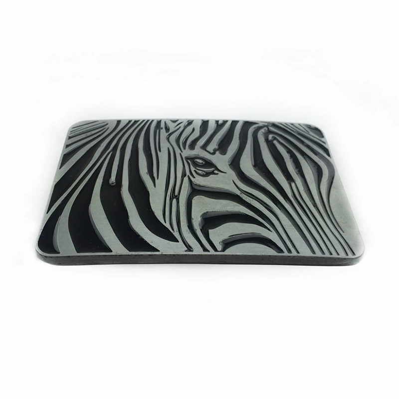 Zebra, belt, fashionable denim buckle, American style, halloween