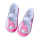 Stellalou Trendy Cute Sports Canvas Shoes Ultra-Soft Kindergarten Baby Indoor Shoes Girls' Pink White Shoes