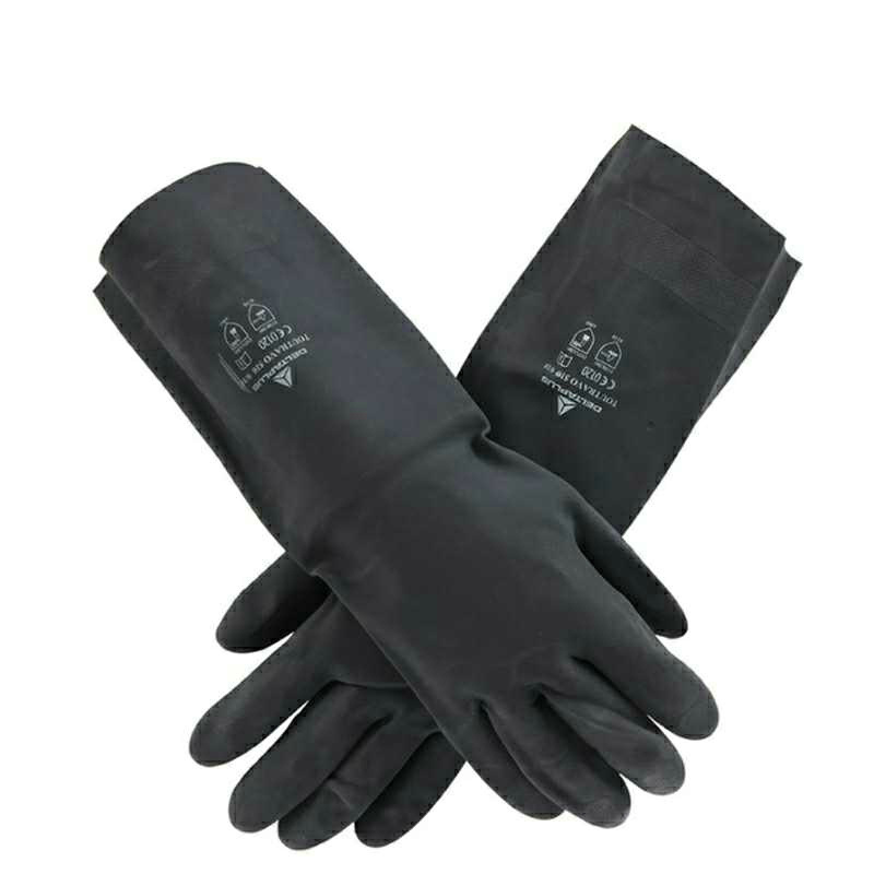 代尔塔201530 VE530 氯丁橡胶乳胶手套 防化 劳保手套 耐油