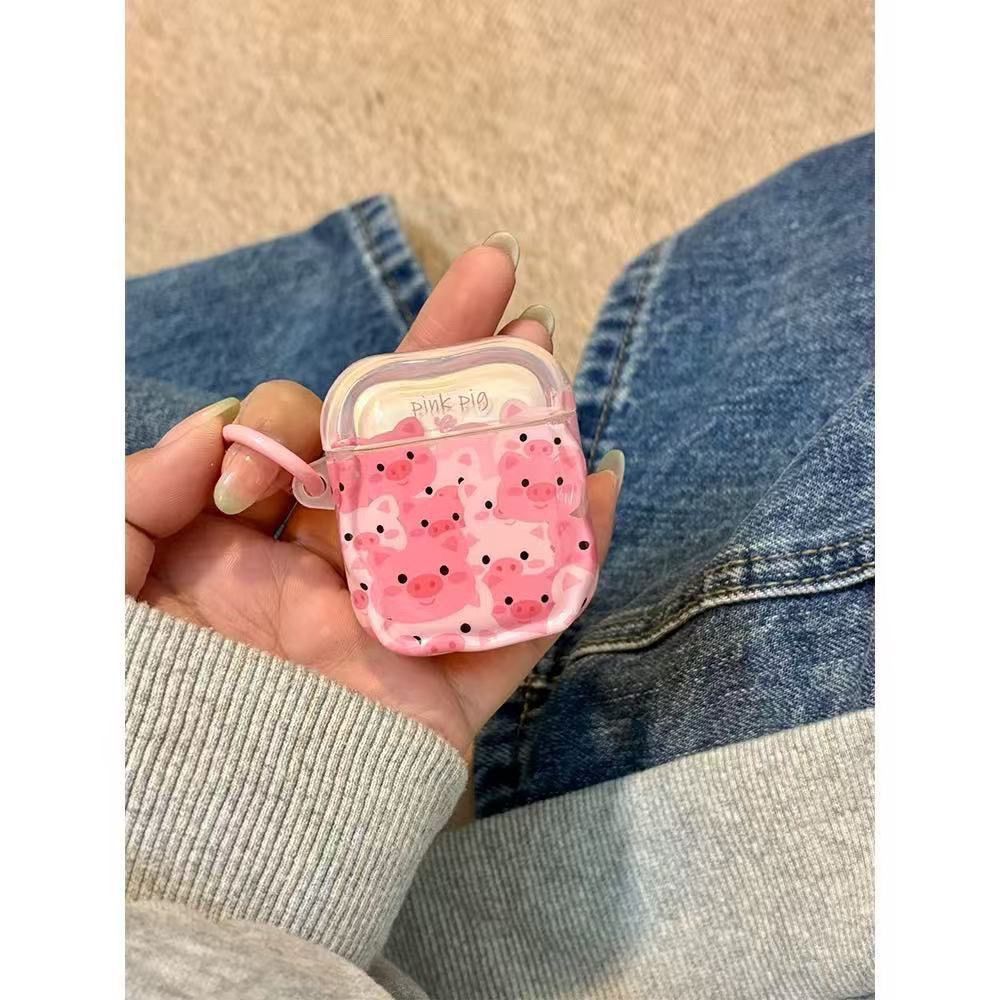 Polvo de pantalla completa para cerdos para airpodspro2 generación 3 auriculares, airpod 4 generación estuche de protección Bluetooth