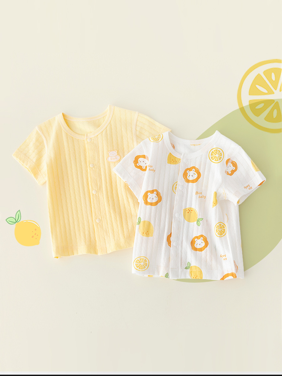 Children's summer thin cotton T-shirt for new born