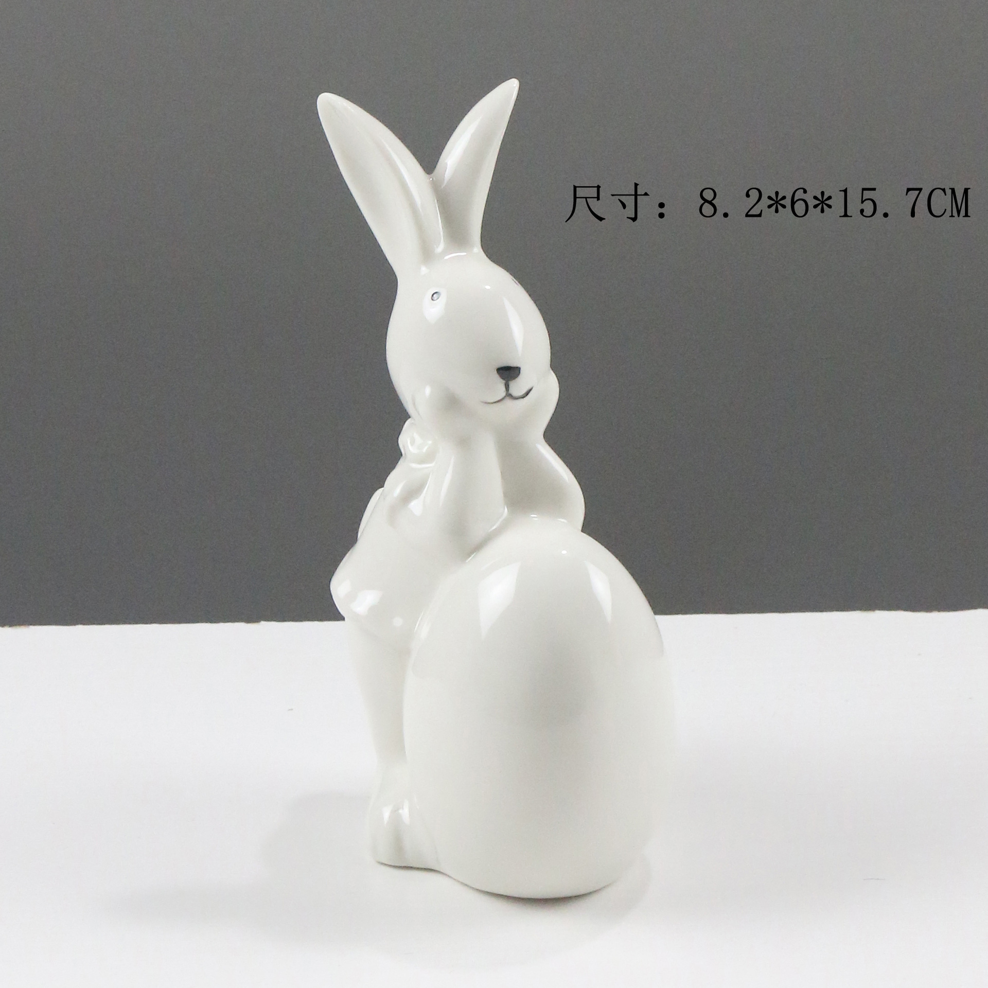 Cerámica festivales dibujos animados conejos estilo nórdico moderno regalos creativos simples decoraciones para el hogar decoraciones comercio exterior transfronterizo
