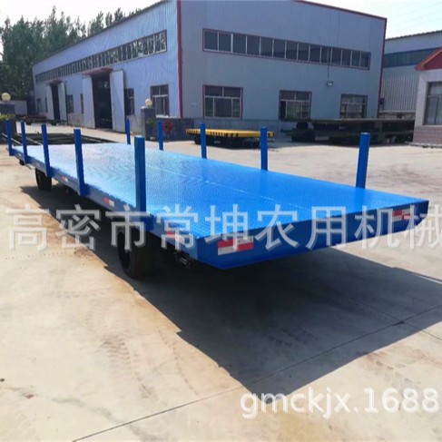 厂家供应   25吨插桩式围栏拖车   转向灵活  非标定 制  量大从