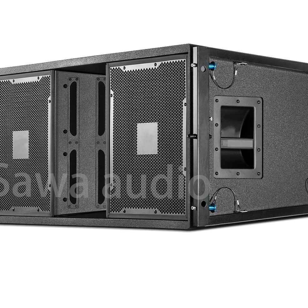 Doble 15 pulgadas 3 divisores de frecuencia altavoces profesionales al aire libre alta potencia conferencia bar escenario impermeable matriz de sonido