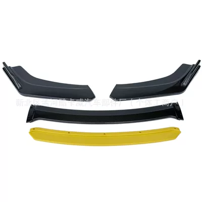 Other Car Modifications | Surround Front Bumper, Front Splitter - carbon-patternyellow