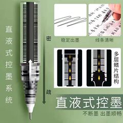 White Snow T16 Large Capacity Refillable Gel Pen 0.5mm All Needle Tube Quick-Drying Neutral Pen Multicolor Marking Pen