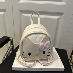 Ins風甜妹天菜かわいいKitty猫ランドセル少女2025流行新型ミニバックパック