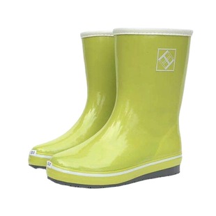 Lightweight Rain Boots Rubber Rain Boots Mid-Barrel Fashion Water Shoes Women's Soft Spring Summer Autumn Winter Adult Flat Absorbent Cloth
