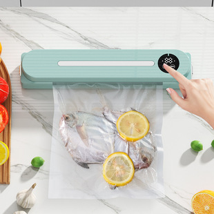 Cross-Border Household Vacuum Sealing Machine Food Preservation Machine Plastic Sealing Machine Small Vacuum Machine Air Extraction Packaging Machine Sealing Machine