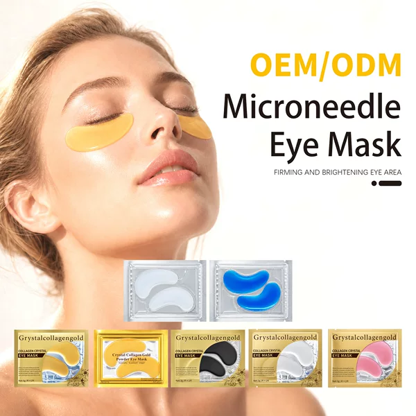 24K cross-border in-stock hydrating eye patches, collagen moisturizing and nourishing eye mask, firming and reducing eye wrinkles