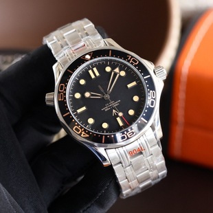 New seahorse series men's mechanical watch 007 movie has no time to die with European and American style 300 meters waterproof