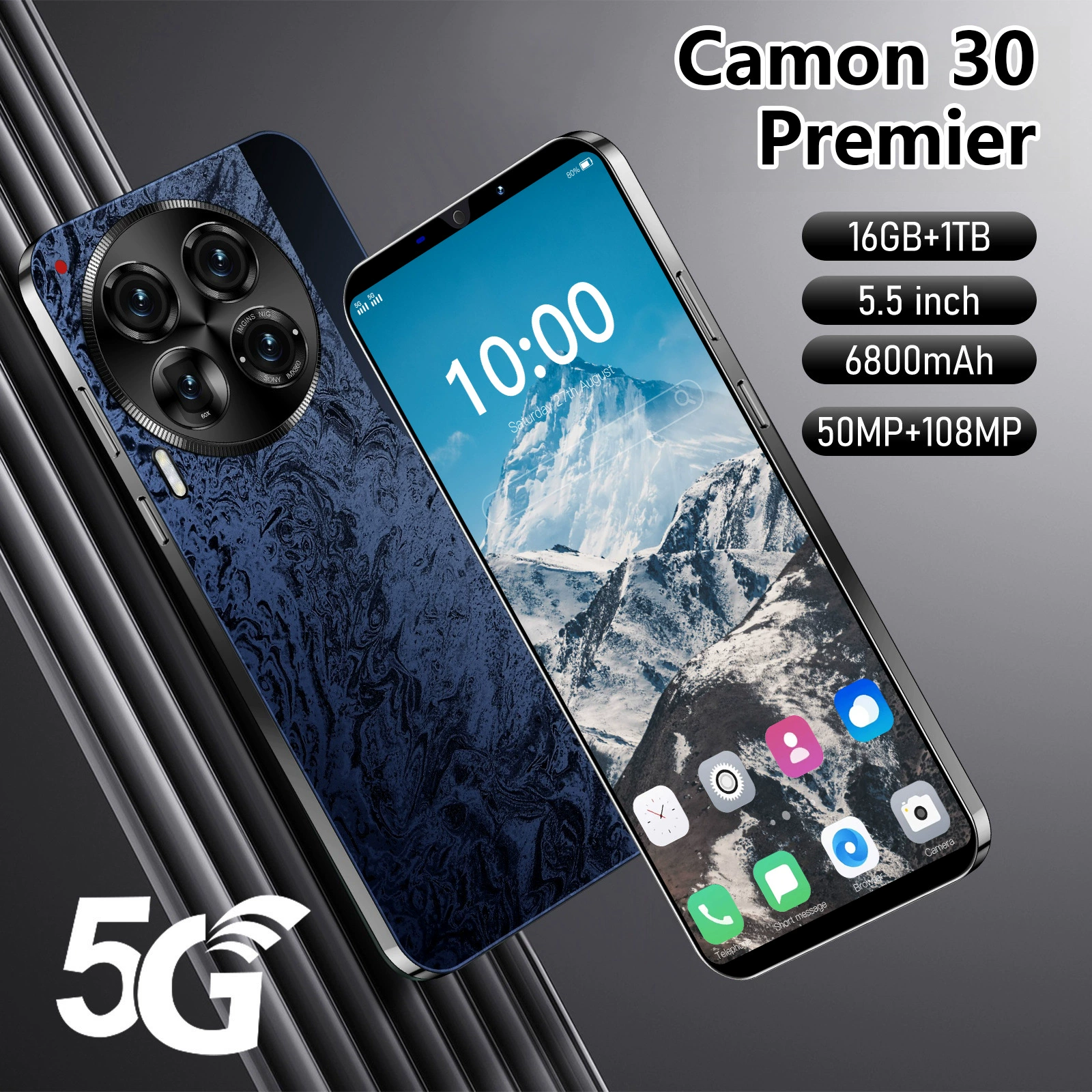 Мобильный телефон Camon 30 Premier 1+16 ГБ, 5.5-дюймовый IPS-экран, компактная торговая модель
