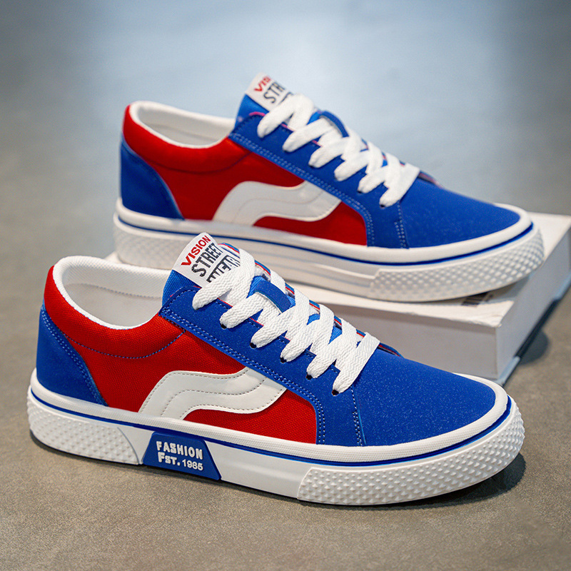 2025 Frühjahr Neue Atmungsaktive Vielseitige Skate Herren Weiche Sohle Casual Sport Trendy Fashion Canvas Schuhe_voghion.com