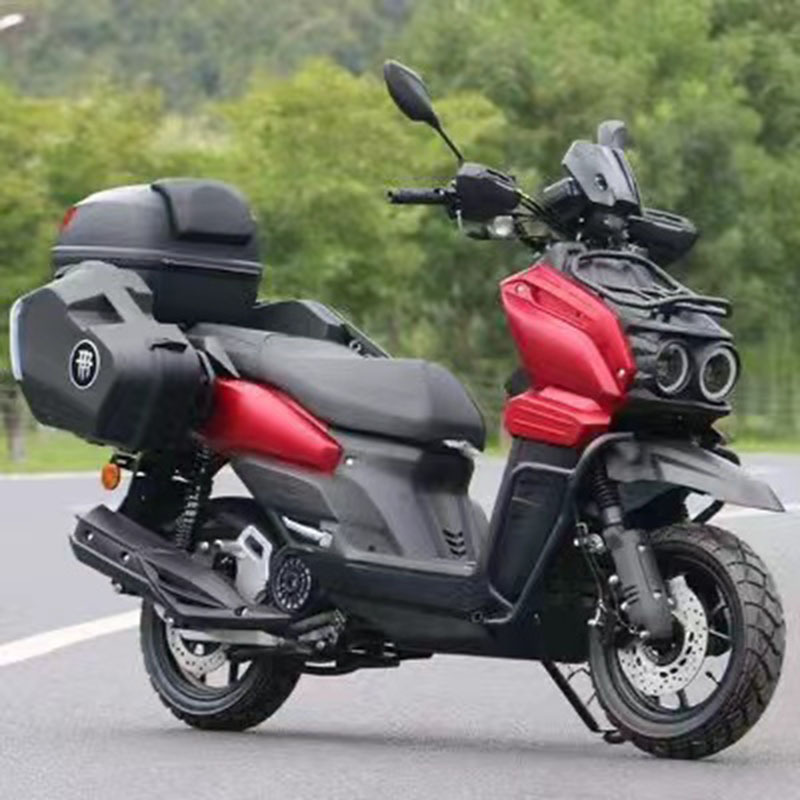 Exportación de pedal transfronterizo 150 motocicleta puede ser licenciado nuevo asistido de combustible para adultos de dos ruedas motocicleta de montaña de carretera