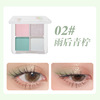 Kakashow four -color eye shadow disk matte fine spring and summer natural girl powder delicate cosmetics wholesale