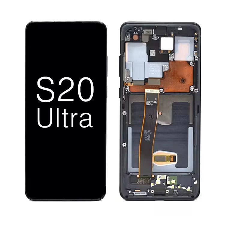 Samsung S20UltraアセンブリSumsungSM-G988USM-G988BディスプレイOLEDスクリーンに適しています。|undefined