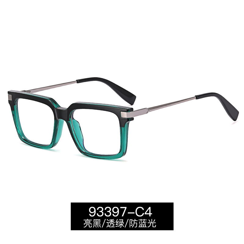 Montura Ultraligera de Gafas Retro Anti Luz Azul de TR90 y PC con Protección UV