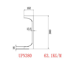 UPN�W�˲��380Ҏ��380*102*13.5*16����r�����l�r��