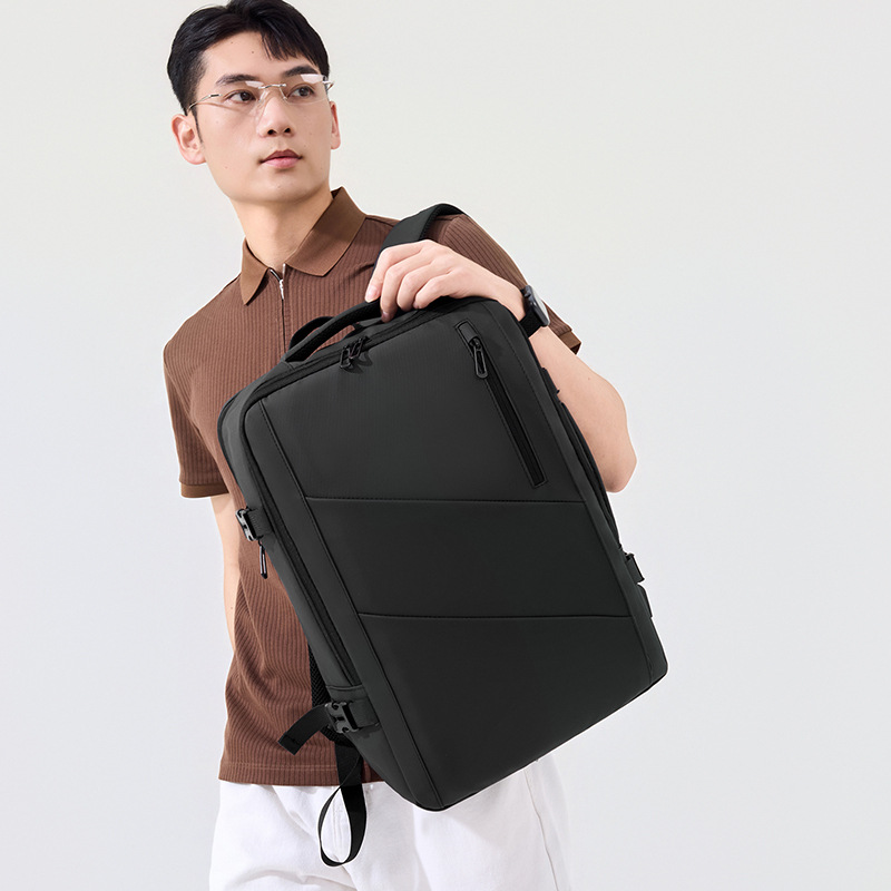 New Style Backpack, Men's Business Backpack, School Bag, Expandable Large Capacity Outdoor Luggage Bag, Laptop Bag
