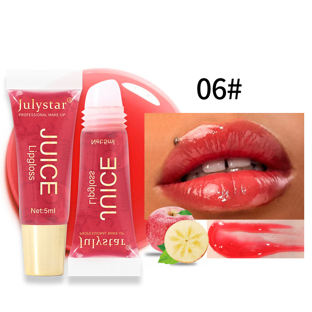Julystar's best-selling Hydrating Lip Gloss with fruity flavor, long-lasting moisturizing and hydrating soft tube lip gloss set undefined