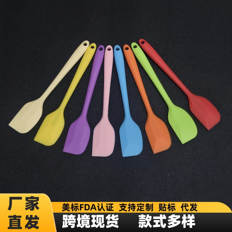 Integrated Cake Household Cream Spatula Silicone Spatula Baking Tool High Temperature Resistant Cream Spatula Silicone Spatula