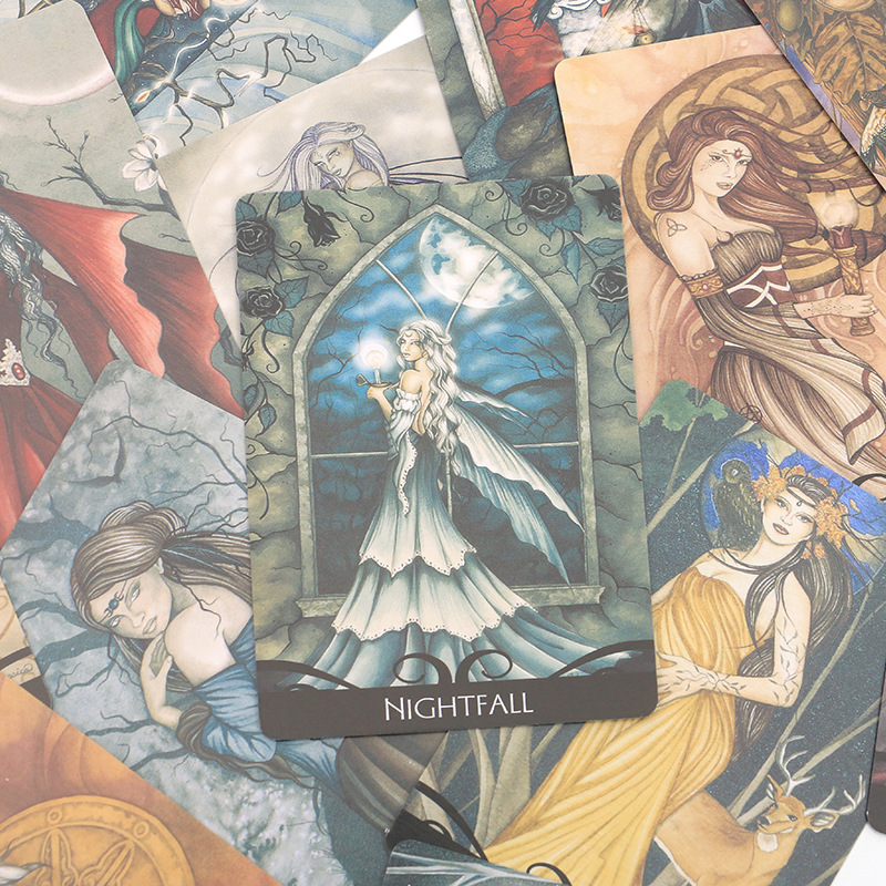 Magic Enchanted Oracle Tarot Cards English Version Board Game_voghion.com