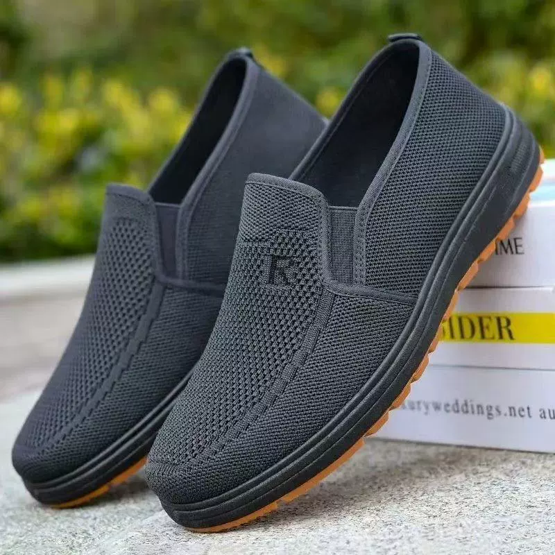 Прямые поставки с фабрики: дышащие мягкие сандалии с сетчатой подошвой в стиле старого Пекина, черные тканевые туфли, монашеские туфли для медитации и аскетизма, нескользящие.