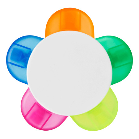 comercio exterior en forma de sol flor de ciruela en forma de resaltador de color pétalos flor de color marcador de modelado