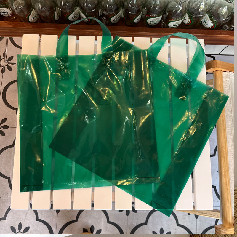 奶油風手提袋糖果色服裝袋馬卡龍色禮品袋長春花紫色袋橄欖綠袋子