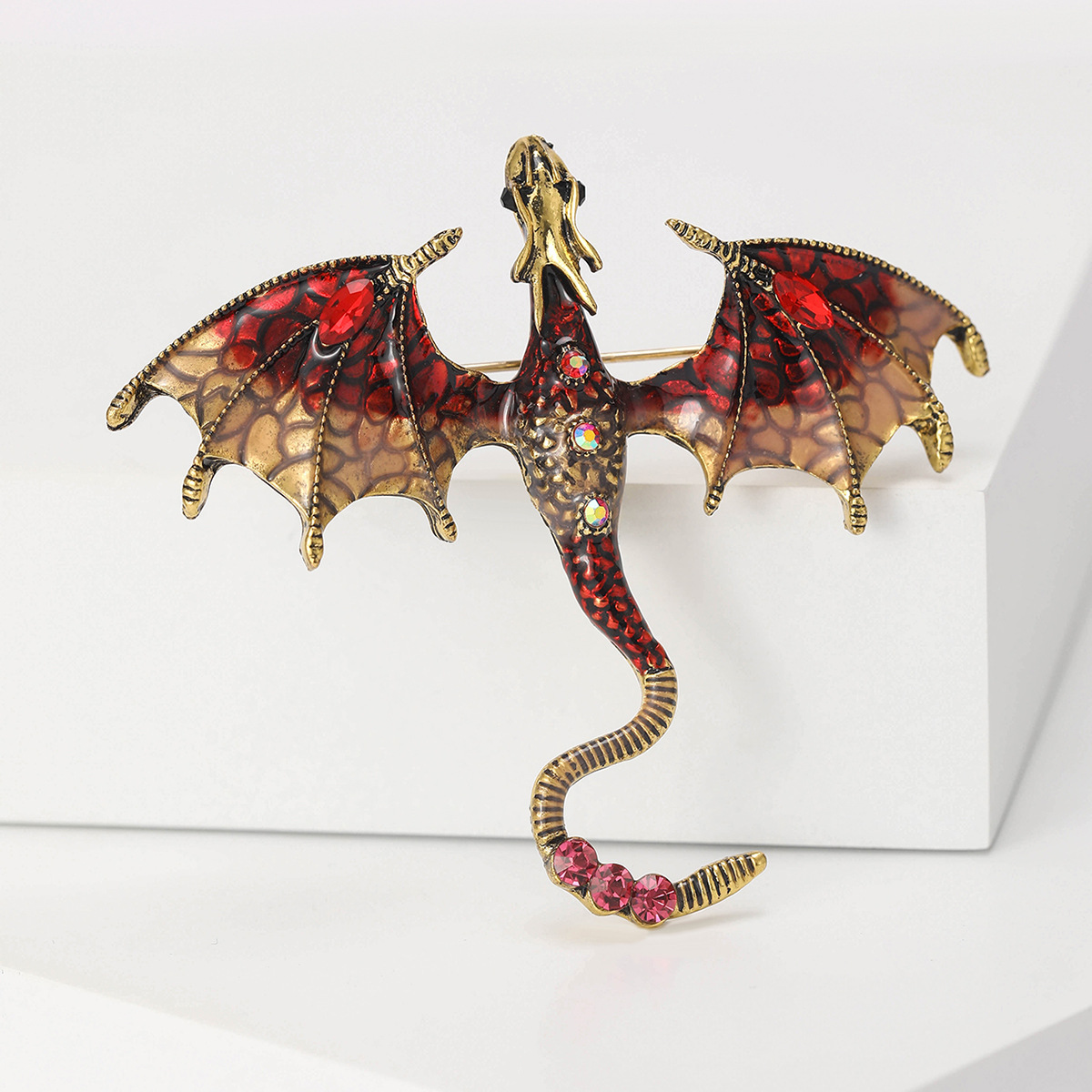 21g Weight Artificial Rhinestones Inlay Material Brooches Classification Banquet, Party, Street Occasion Alloy Material Animal Pattern Women's Gender Enamel Design Casual Style Casual Pin Animal Alloy Enamel Artificial Rhinestones Women's Brooches 21